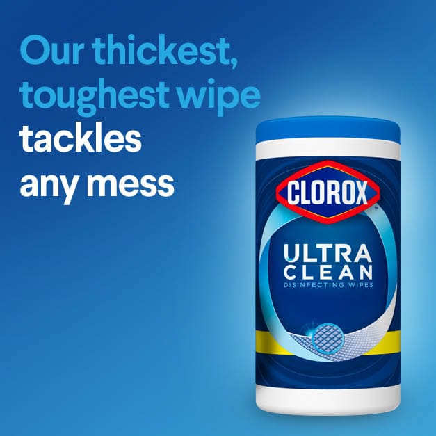 Ultra Clean Wipes can tackle any mess Ultra Clean Wipes can tackle any mess