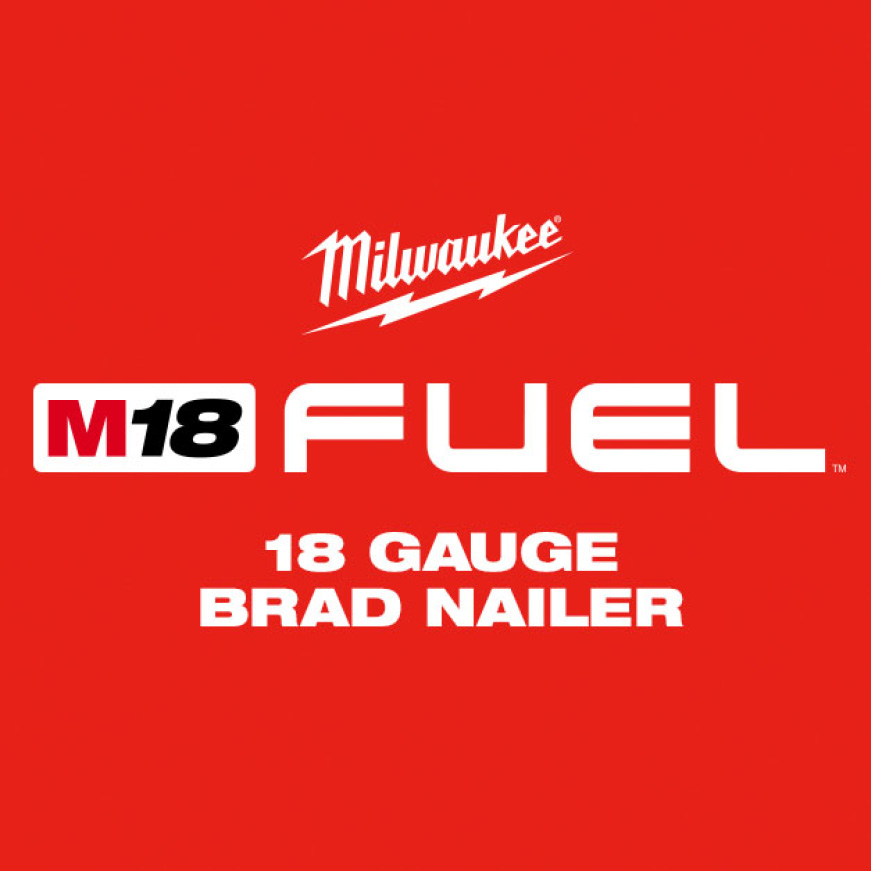 M18 FUEL 18 Gauge Brad Nailer rivals the performance of pneumatic 18 gauge brad nailers M18 FUEL 18 Gauge Brad Nailer rivals the performance of pneumatic 18 gauge brad nailers