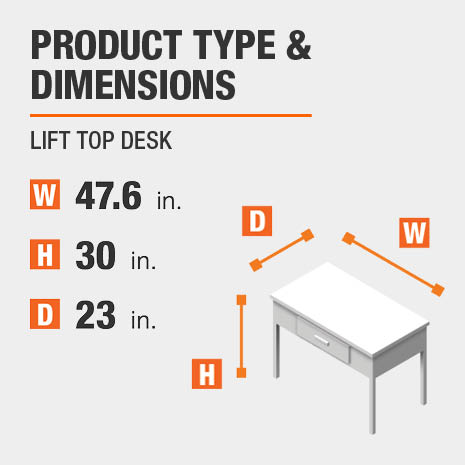 Stylewell 47 6 In Light Oak Rectangular 2 Drawer Writing Desk With Adjustable Height Thd Hs 0915 1a The Home Depot
