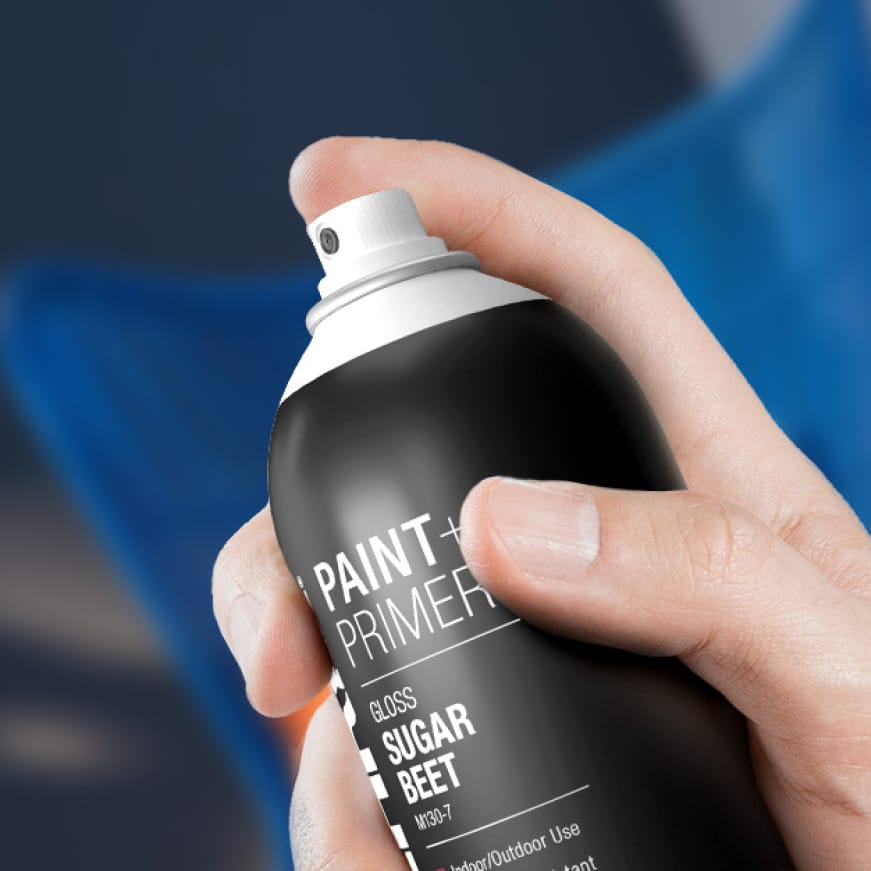 BEHR 12 oz. Black Flat Interior/Exterior Spray Paint and Primer in One