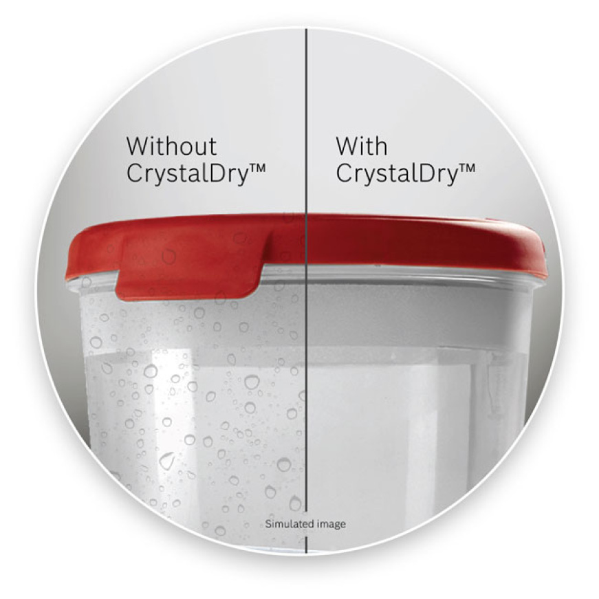 bosch dishwasher crystal dry