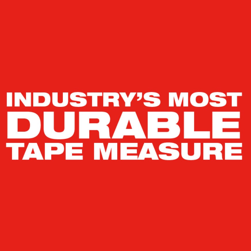 Milwaukee 8 m/26 ft. x 1.3 in. Gen II STUD Tape Measure with 17 ft