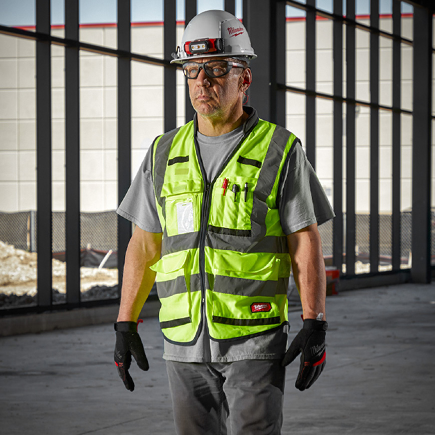 Milwaukee High Performance Large/XLarge Orange Class 2High Visibility Safety Vest48735052