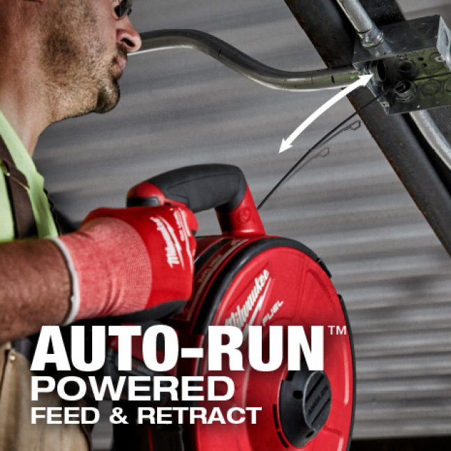 Milwaukee M18 FUEL Angler 100 ft. Non-Conductive Polyester Pulling Fish