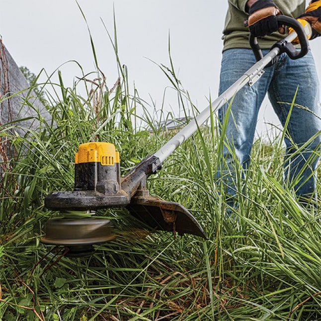 On the worksite or at home, DEWALT String Trimmers get the job done