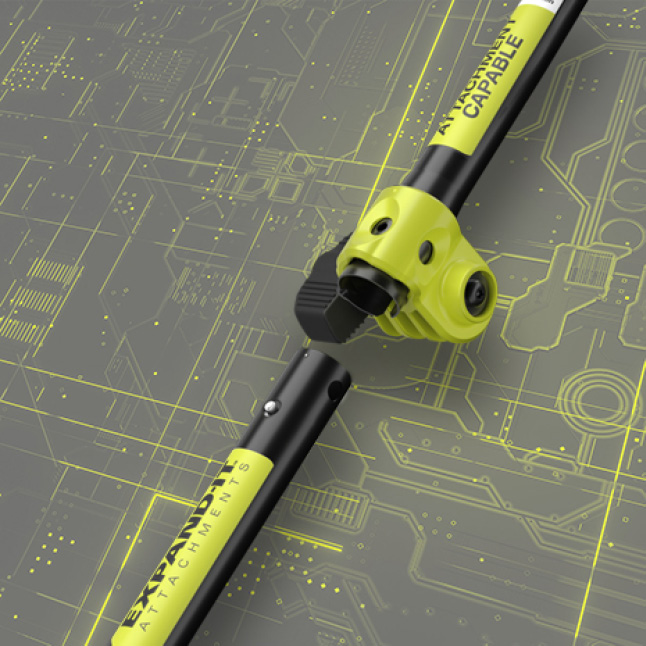 RYOBI ONE+ 18Volt LithiumIon Cordless Attachment Capable Brushless