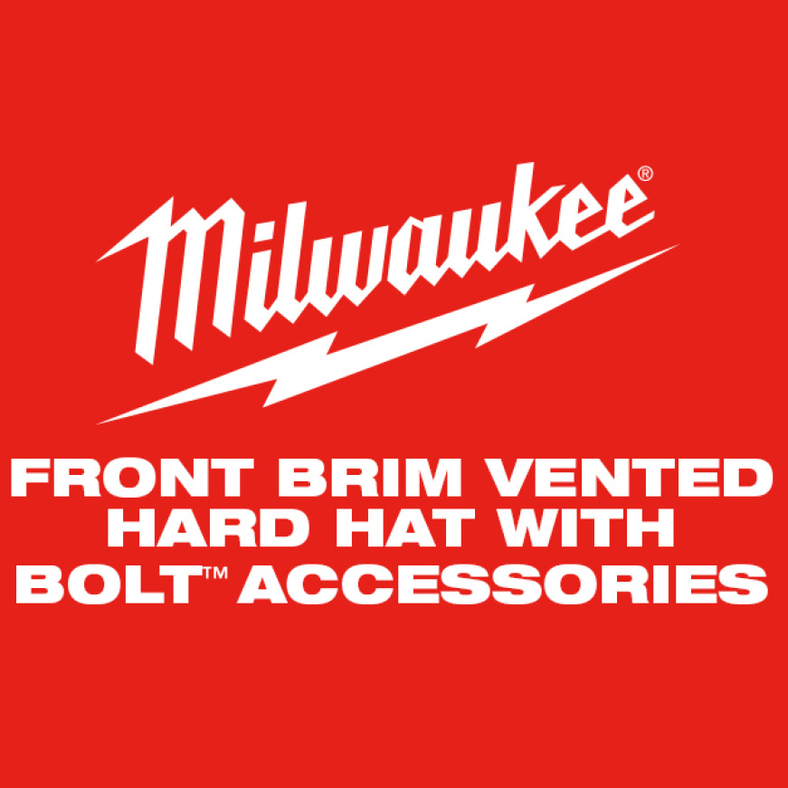 Download Milwaukee BOLT White Type 1 Class C Front Brim Vented Hard ...
