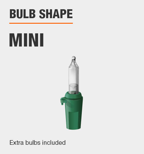 The bulb shape is mini