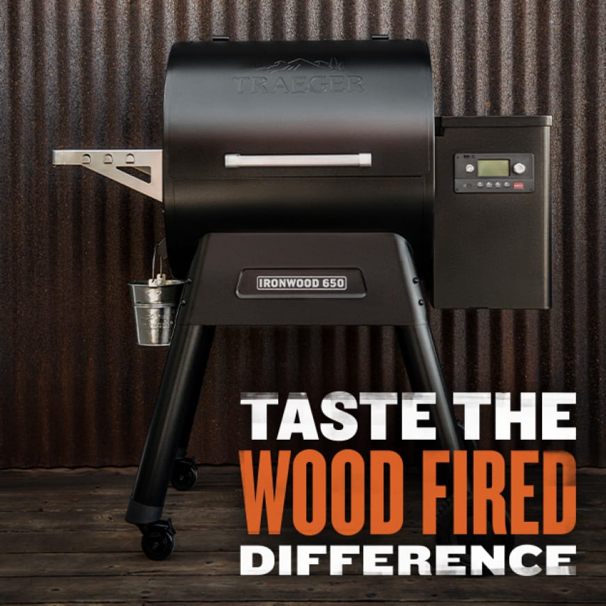 Traeger Grills - Taste The Wood Fired Difference - Ironwood 650 Traeger Grills - Taste The Wood Fired Difference - Ironwood 650