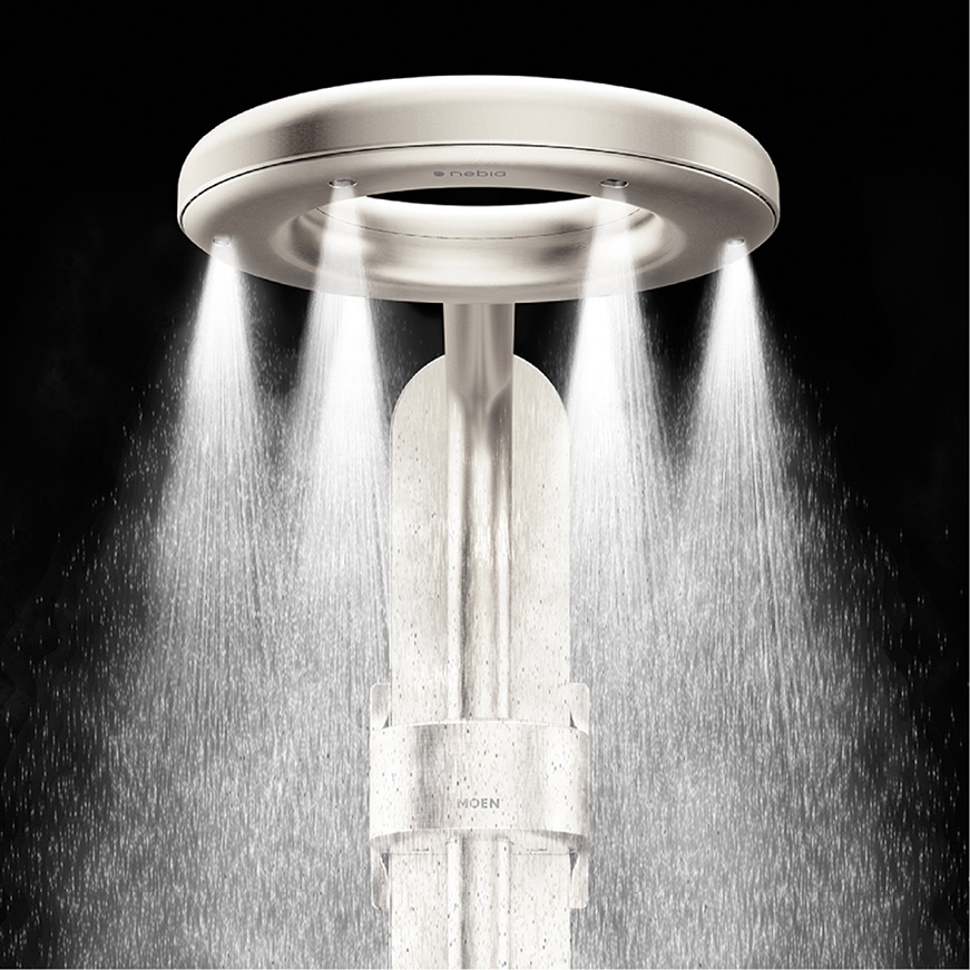 MOEN Nebia by Moen 1Spray 8 in. Dual Shower Head and Handheld Shower