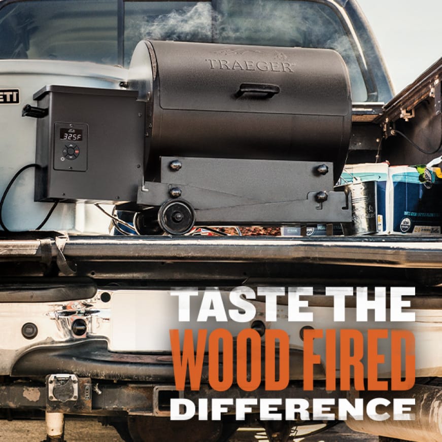 Traeger Grills - Taste The Wood Fired Difference - Tailgater 20 Traeger Grills - Taste The Wood Fired Difference - Tailgater 20