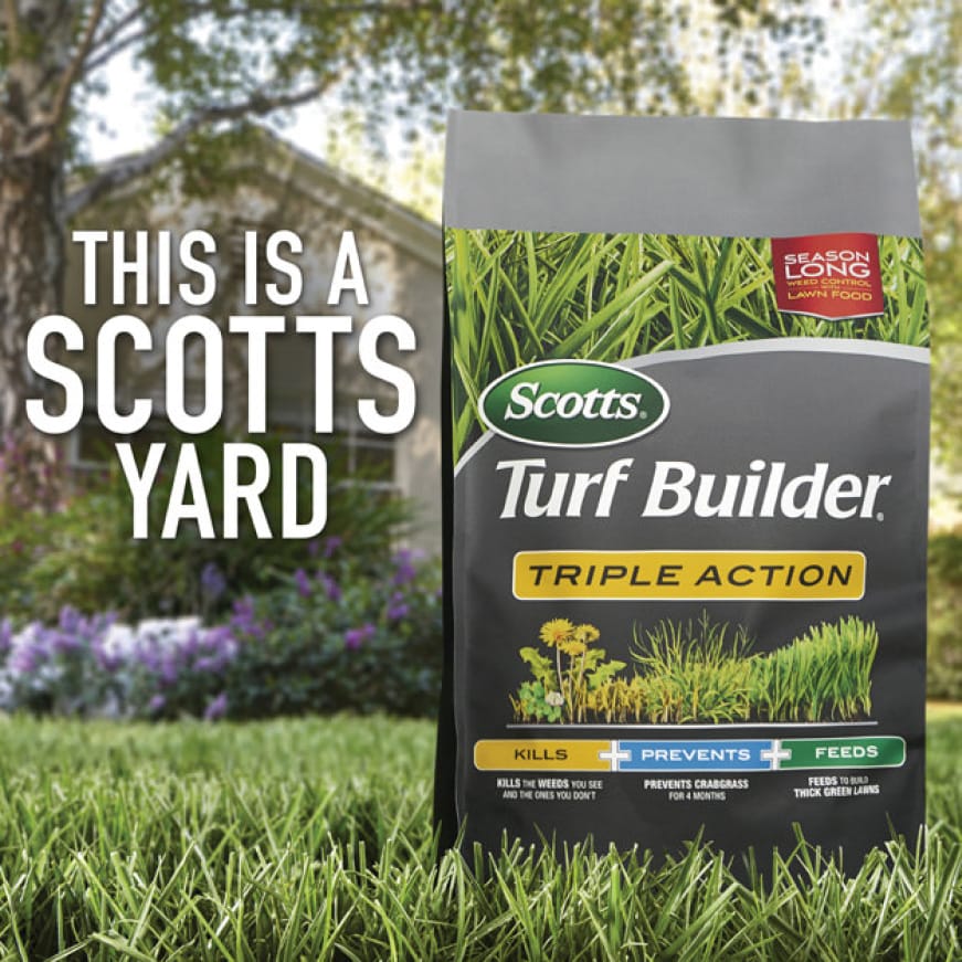 Scotts Turf Builder 50 2 Lb 10 000 Sq Ft Triple Action Lawn Scotts Turf Builder 50 2 Lb 10 000 Sq