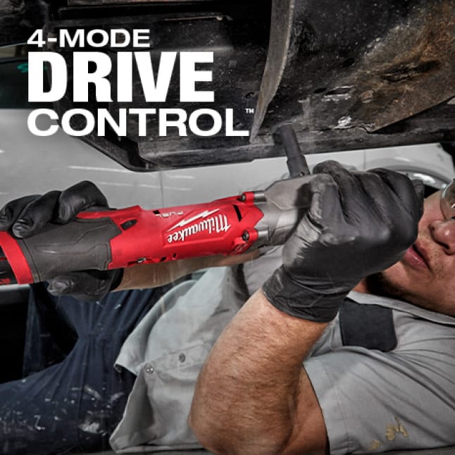 4-Mode Drive Control for with Auto Shut-Off and Bolt Removal Mode