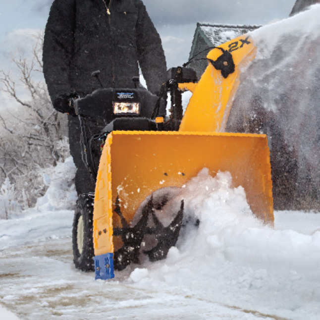 Cub Cadet two-stage snow blower, 23" intake height