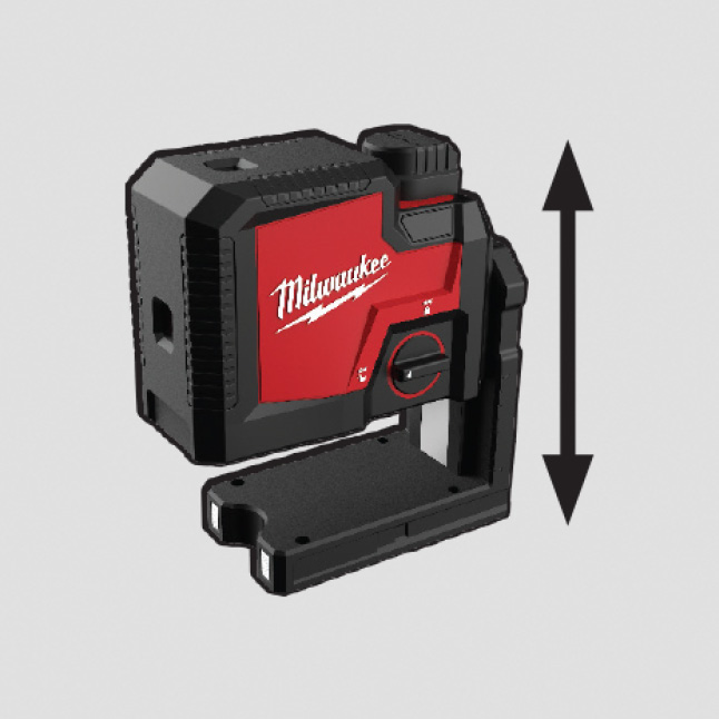 Milwaukee Green 100 ft. 3Point Rechargeable Laser Level with