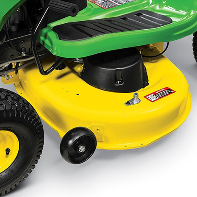 John Deere S120 42 in. 22 HP V-Twin Gas Hydrostatic Lawn Tractor ...