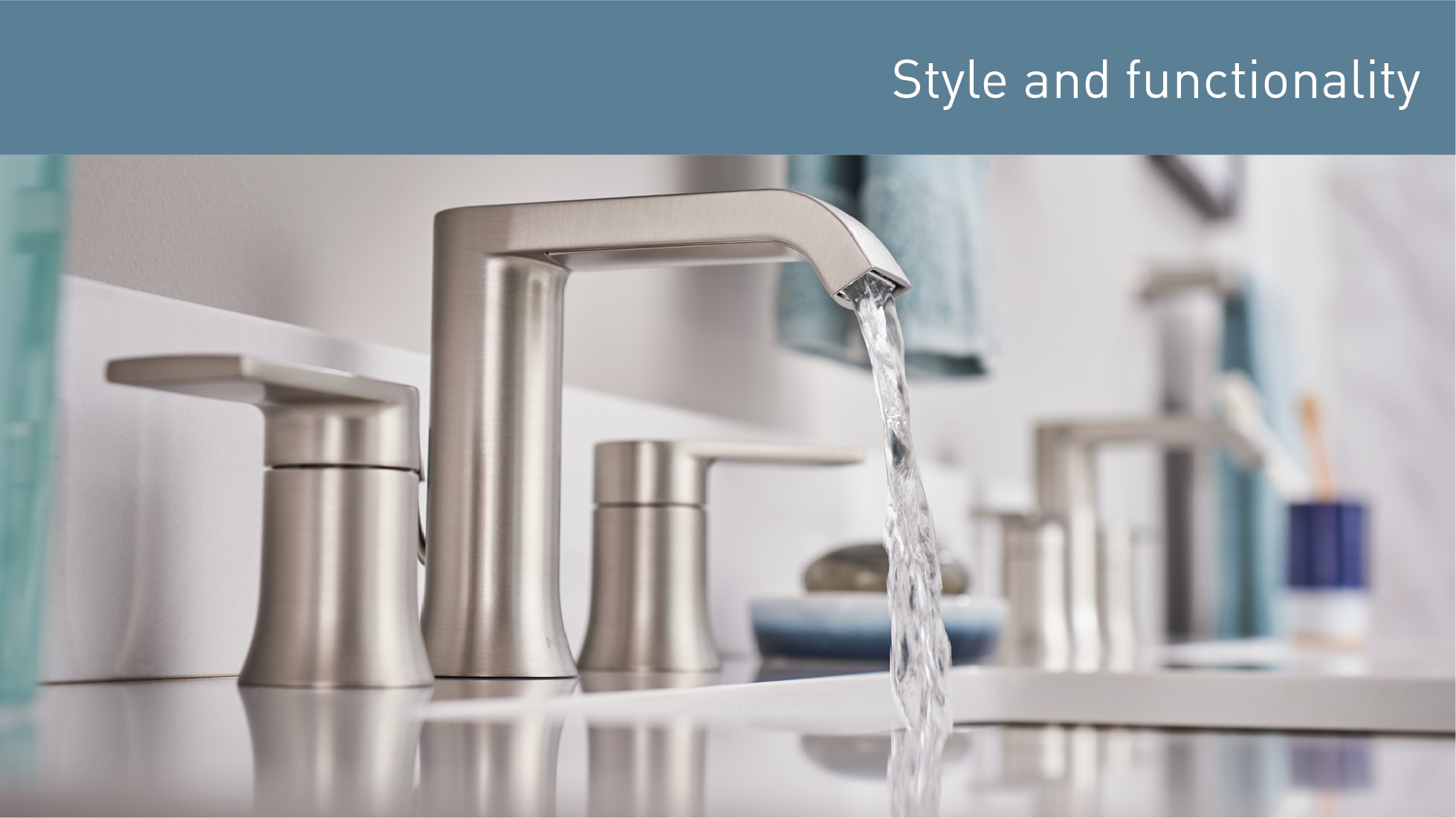 MOEN Genta 8 in. Widespread 2Handle Bathroom Faucet in Matte Black84763BL The Home Depot