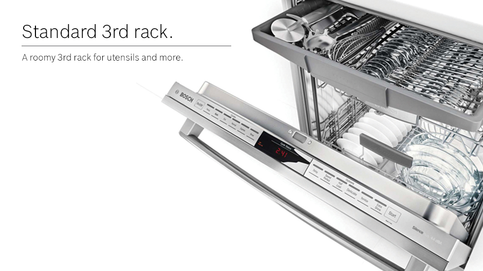 bosch 3rd rack dishwasher reviews