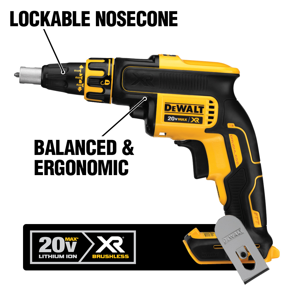 DEWALT 20Volt MAX XR LithiumIon Cordless Drywall Screwgun/Impact