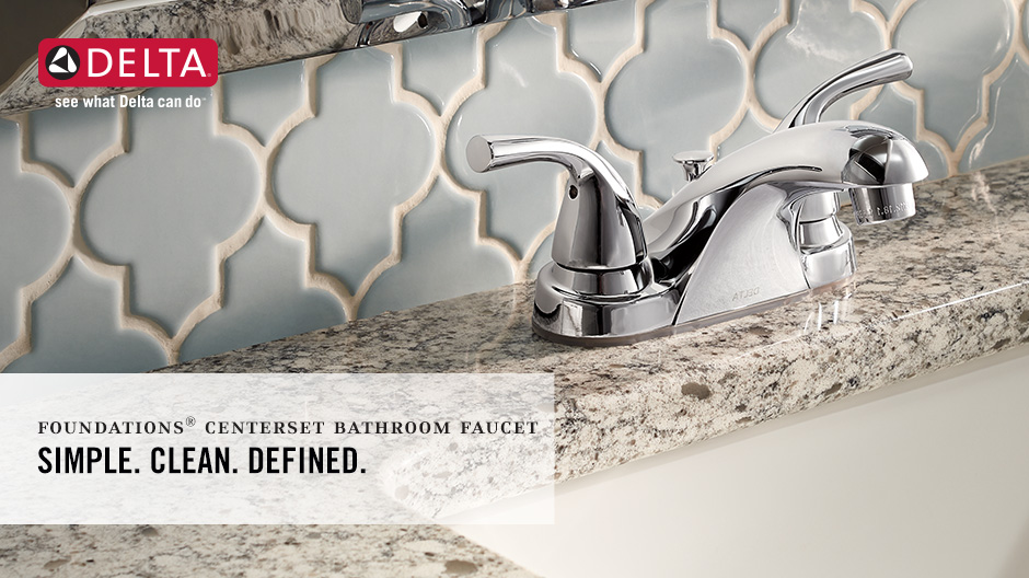 Foundations 2-Handle Centerset Bathroom Faucet Foundations 2-Handle Centerset Bathroom Faucet