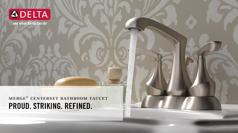 Merge 2-Handle Centerset Bathroom Faucet Merge 2-Handle Centerset Bathroom Faucet