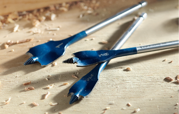 Product image of various Daredevil spade bit sizes.