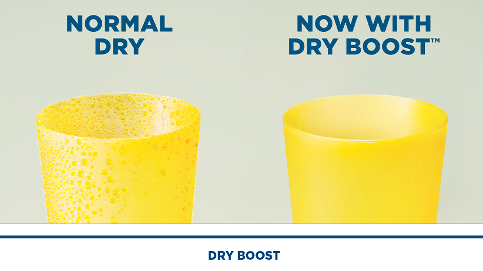 Dry Boost improves drying performance