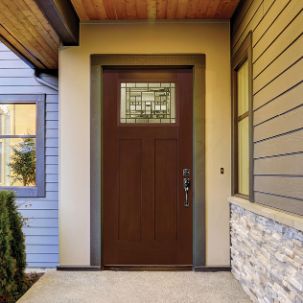 Masonite 72 in. x 80 in. Night Tide Fiberglass Prehung Right-Hand ...