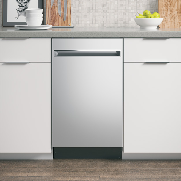 GE Profile 18 in. Stainless Steel Top Control Smart Dishwasher 120Volt