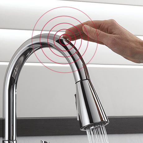 Delta Essa Touch2o Technology Single Handle Pull Down Sprayer Full Control