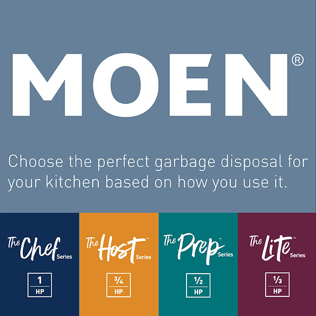 Garbage disposals are hidden away under the sink. Learn how a Moen disposal can make life in your kitchen better in so many ways Garbage disposals are hidden away under the sink. Learn how a Moen disposal can make life in your kitchen better in so many ways