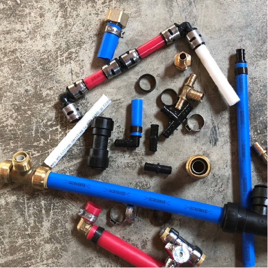 Mix of the versitile Pex and PTC Assortment Mix of the versitile Pex and PTC Assortment
