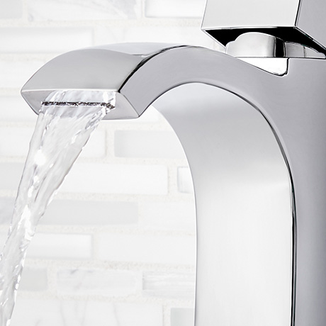 single faucet metal venturi hole bathroom
