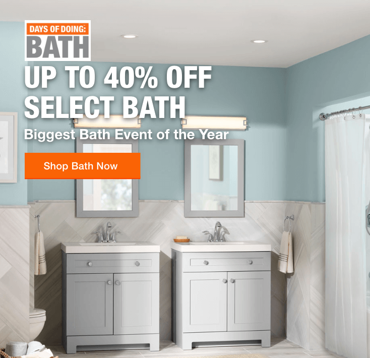 Days of Doing: Bath. Up to 40% off Select Bath. Shop Bath Now.