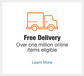 Free Delivery. Over one million online  items eligible 