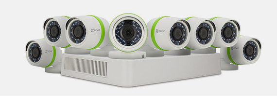 alarm and video security system