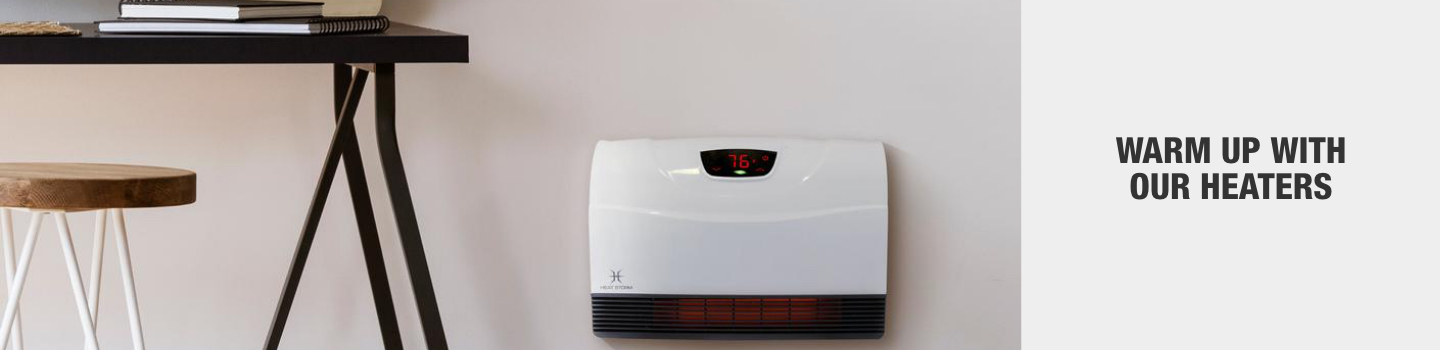 Warm up with our heaters