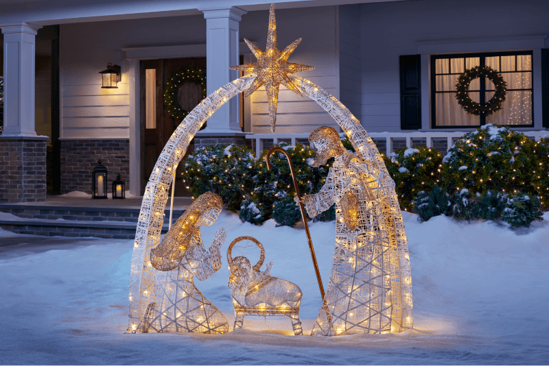 outdoor christmas yard decorations