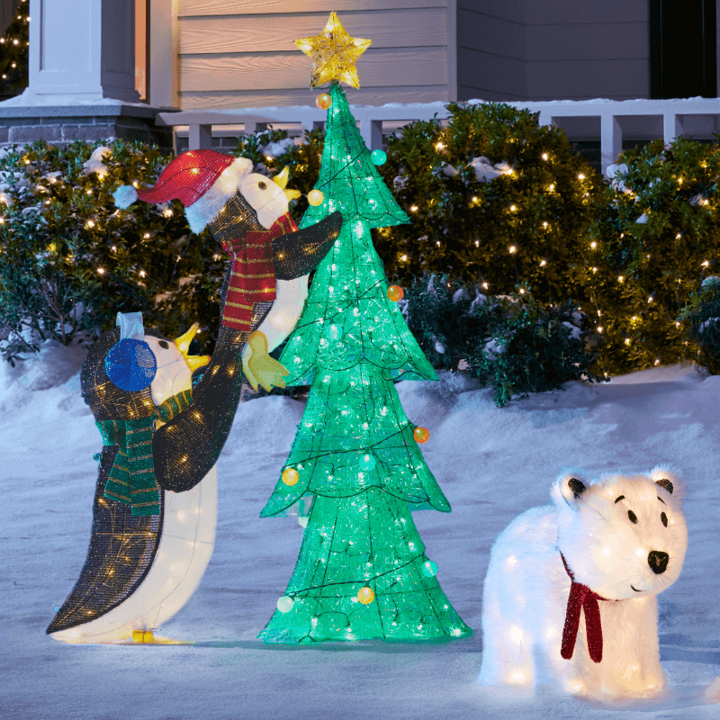 Outdoor Christmas Decorations Clearance On 52 Off Simbolics Cat - Christmas Yard Decorations Home Depot
