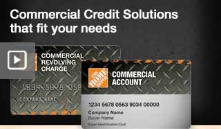 Commercial Credit Options At The Home Depot