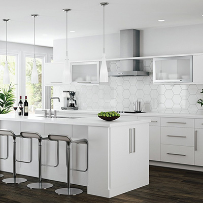 Hardware For Dark Gray Kitchen Cabinets edgeley white cabinets 10x10 layout starts at 2 062