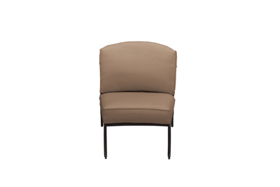 Edington Collection Outdoors The Home Depot Hampton Bay Edington Armless Middle Center Patio Sectional Chair With Cushions Included Choose Your Own Color