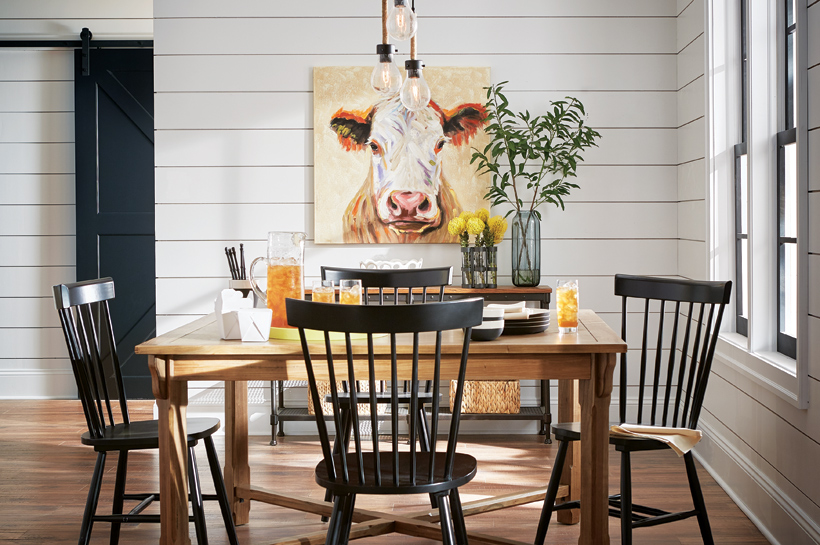 Modern Farmhouse Dining Room Shop By Room The Home Depot