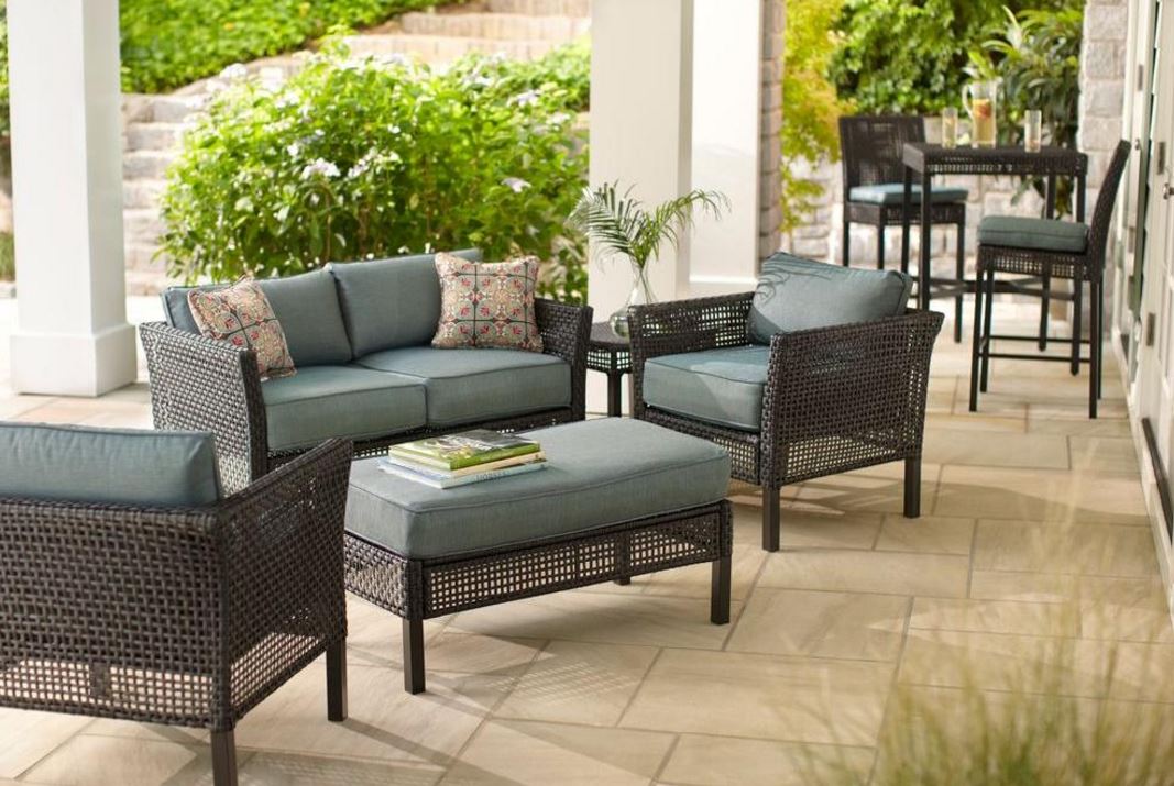 Fenton Collection Outdoors The Home Depot - Home Depot Patio Couch Cushions
