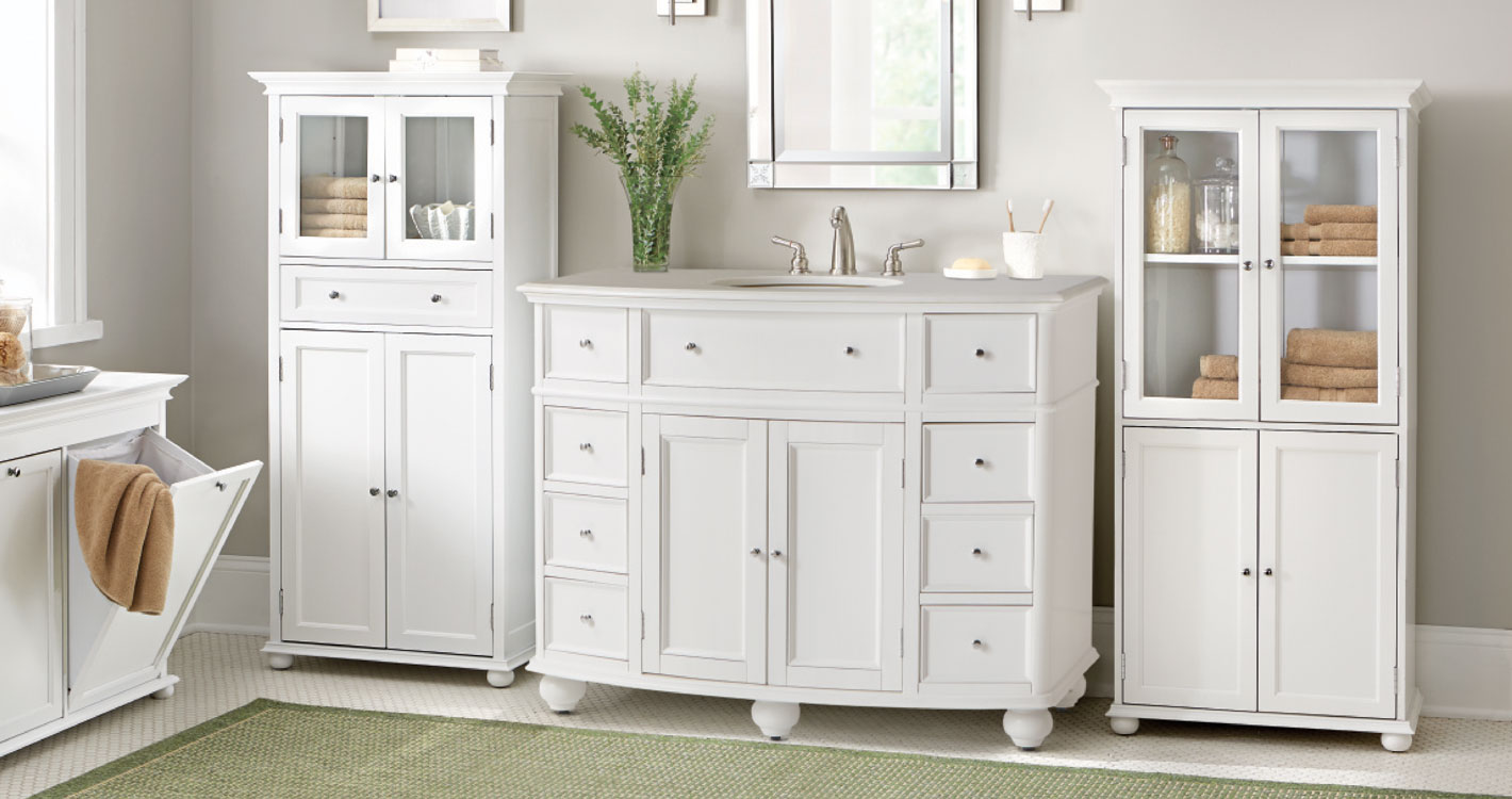 bathroom cabinets home depot