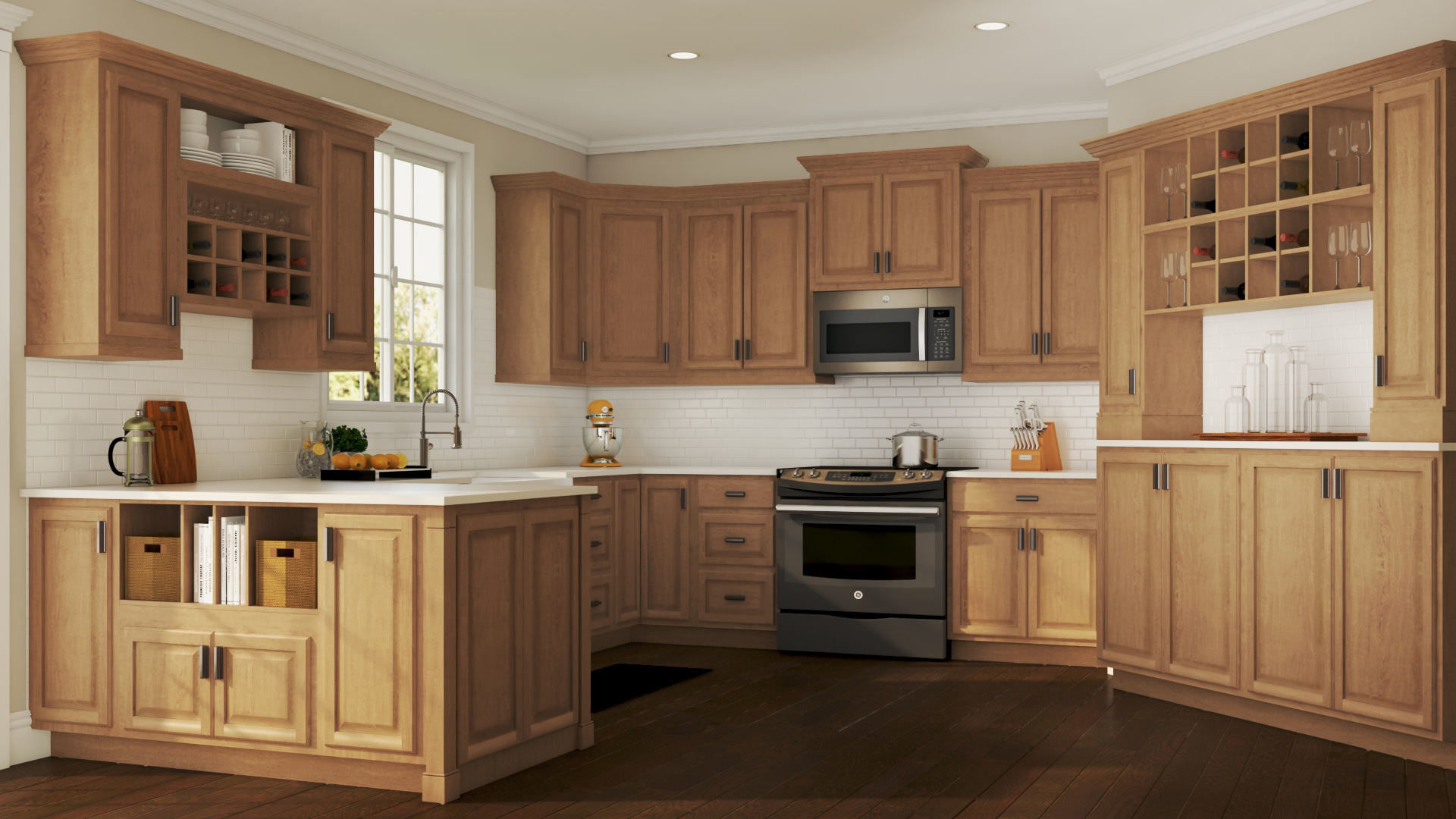 Kitchen Pics With Oak Cabinets | Wow Blog