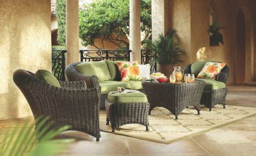 Lake Adela Collection In Charcoal, Martha Stewart Living Outdoor Patio Furniture