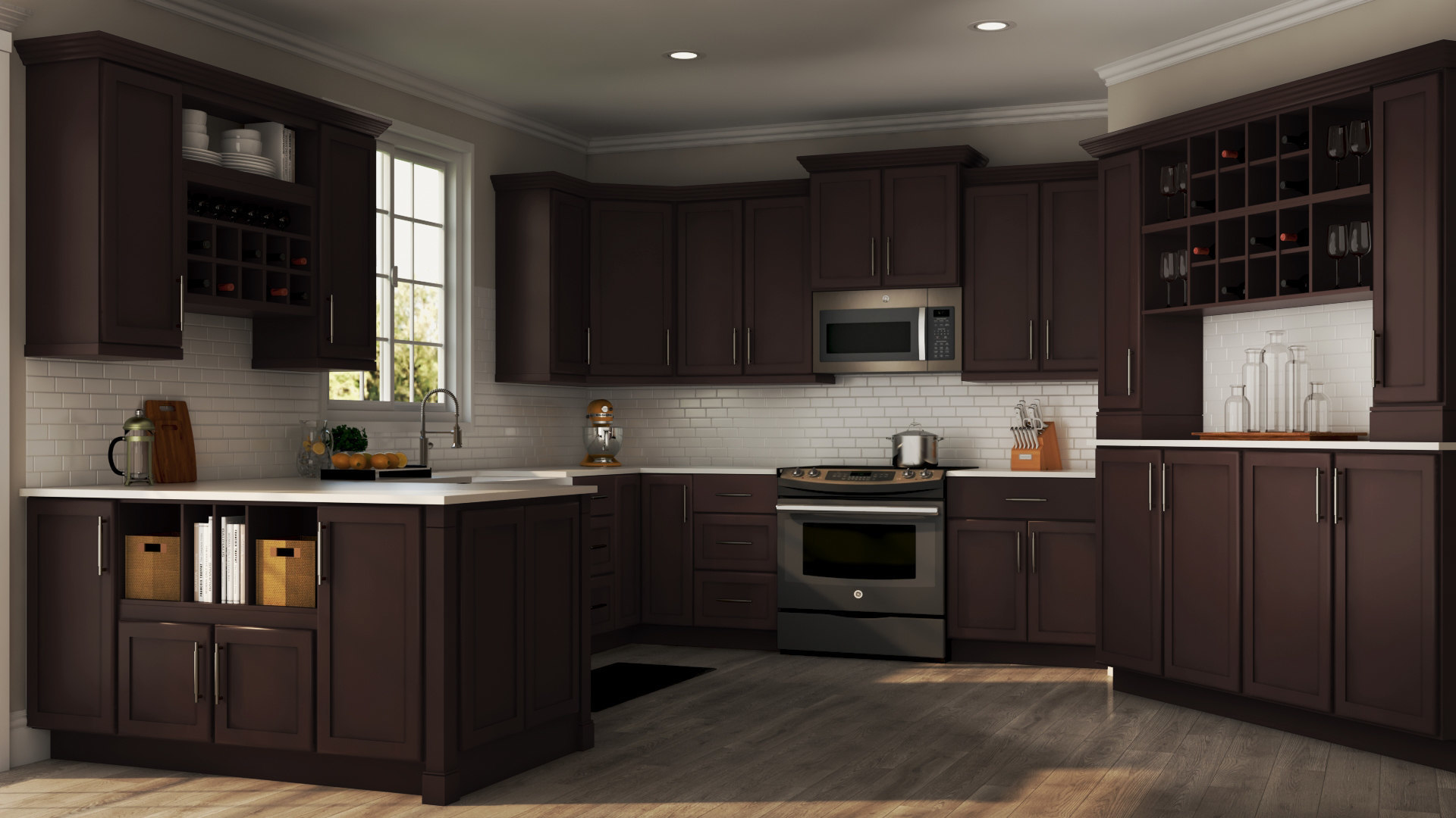 Shaker Specialty Kitchen Cabinets in Java - Kitchen - The ...