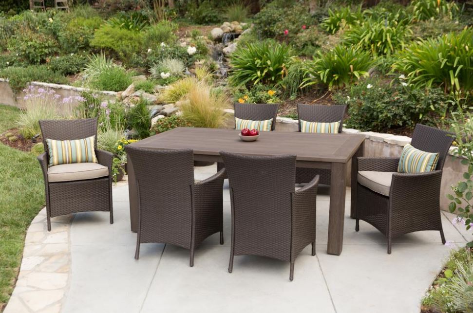 stone patio set