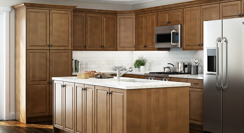 Ancona Wall Cabinets in Cumin – Kitchen – The Home Depot